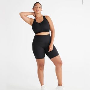 NWT Knix Stashable High Rise Short — Black, Size L